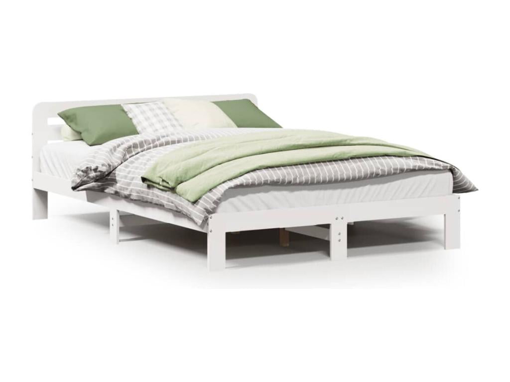 Matelas en bois de pin blanc, 140 x 190 cm