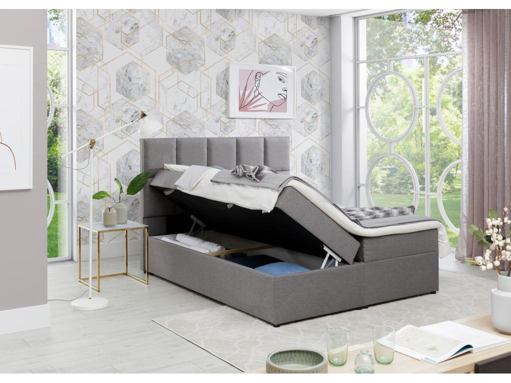 Lit blanc, 140 x 200 cm