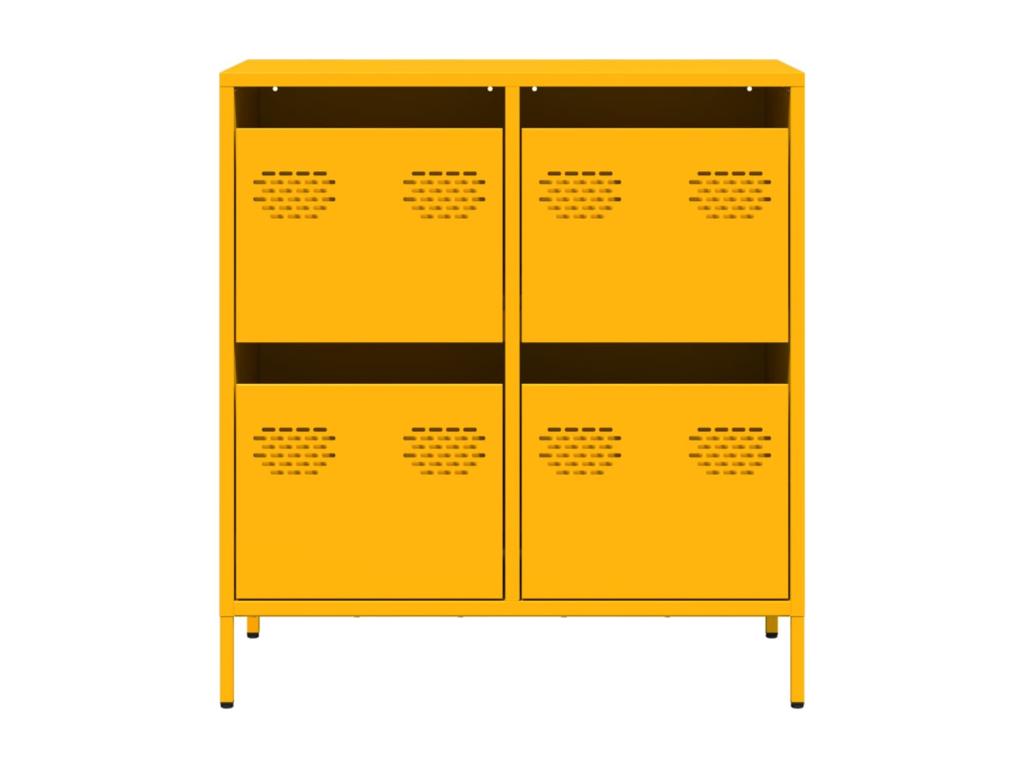 Buffet jaune, 68 x 39 x 73,5 cm