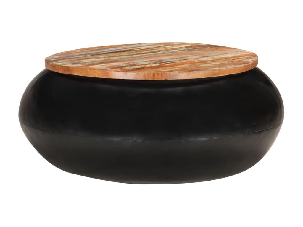 Table basse marron, 68 x 68 x 30 cm