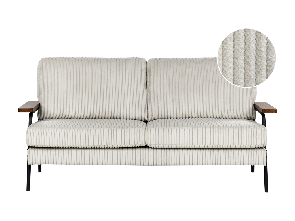 Canapé en velours gris