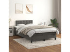 Matelas en velours gris, 120 x 190 cm