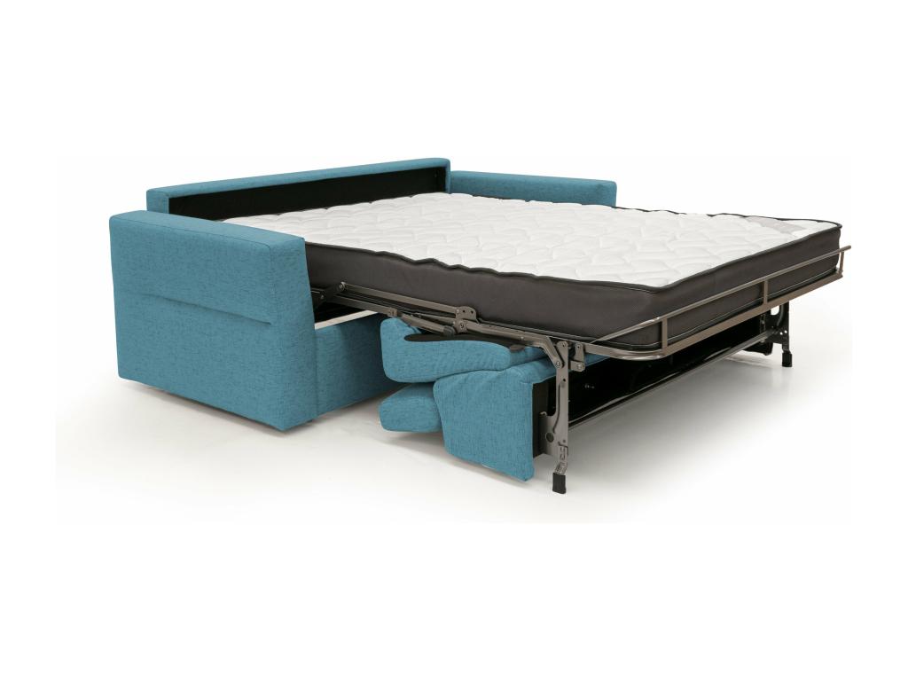 Matelas en tissu bleu, 120 x 197 cm