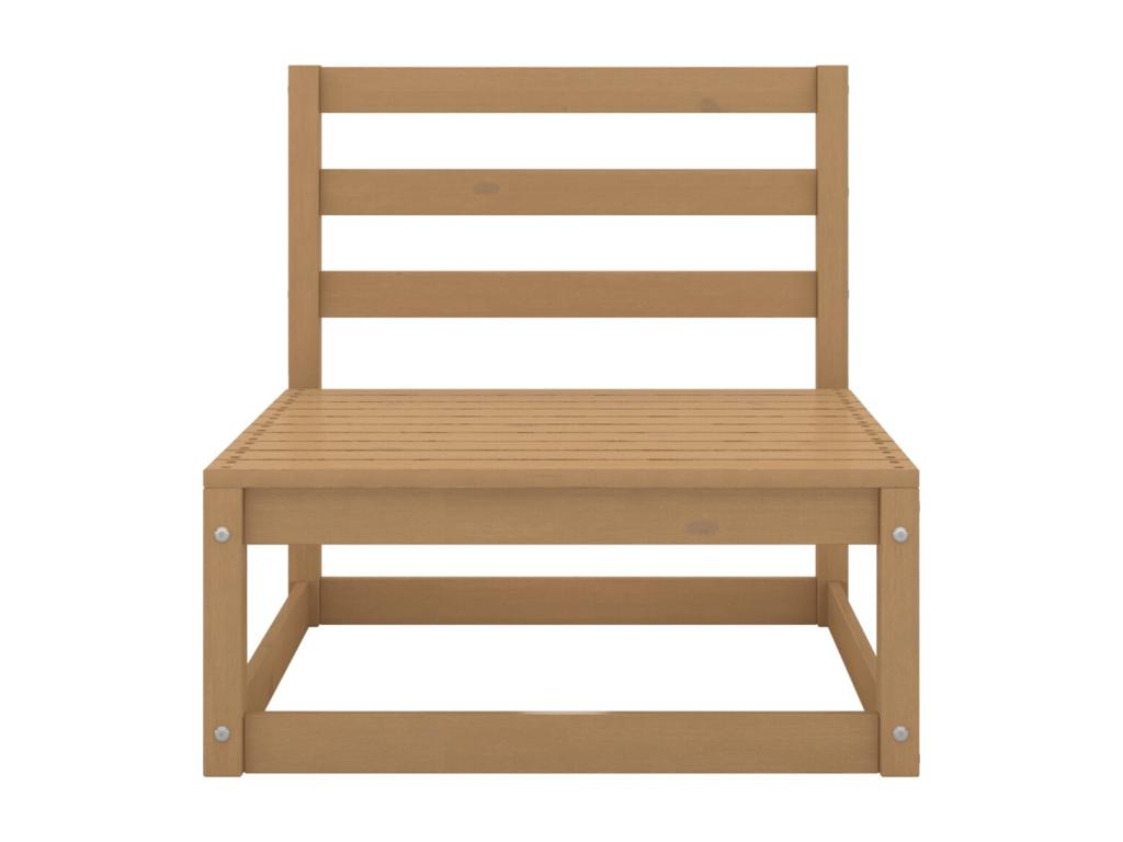 Ensemble de mobilier de jardin en pin brun - dlz1766578589342