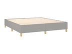 Matelas en tissu gris, 160 x 200 cm
