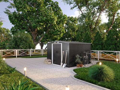 Mobilier de maison en métal anthracite