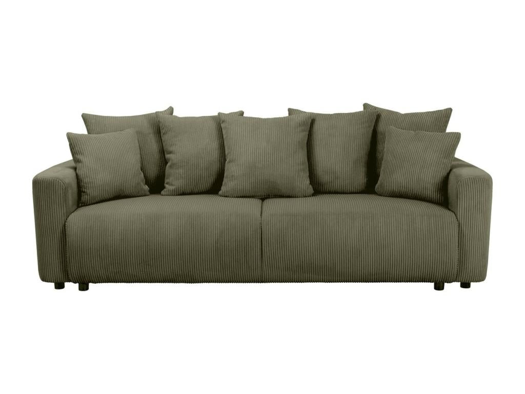 Canapé-lit en velours vert