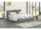 Matelas en tissu gris, 160 x 200 cm - dlz1766578935448
