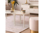 Table basse blanche, 50 x 45 cm