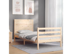 Matelas en bois massif brun