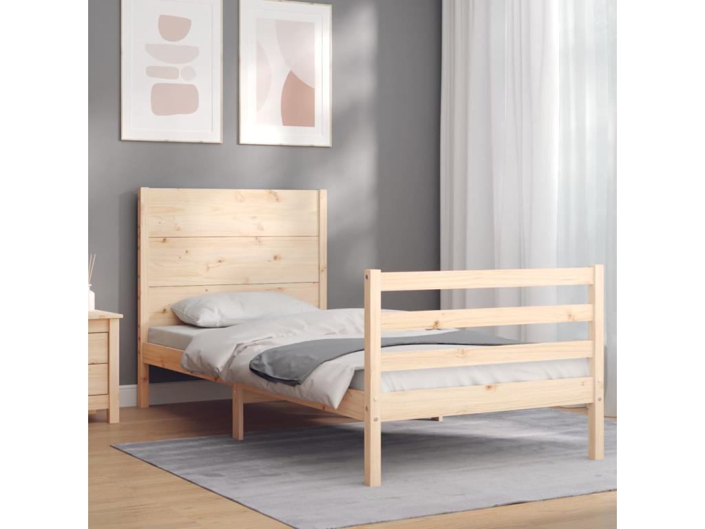 Matelas en bois massif brun