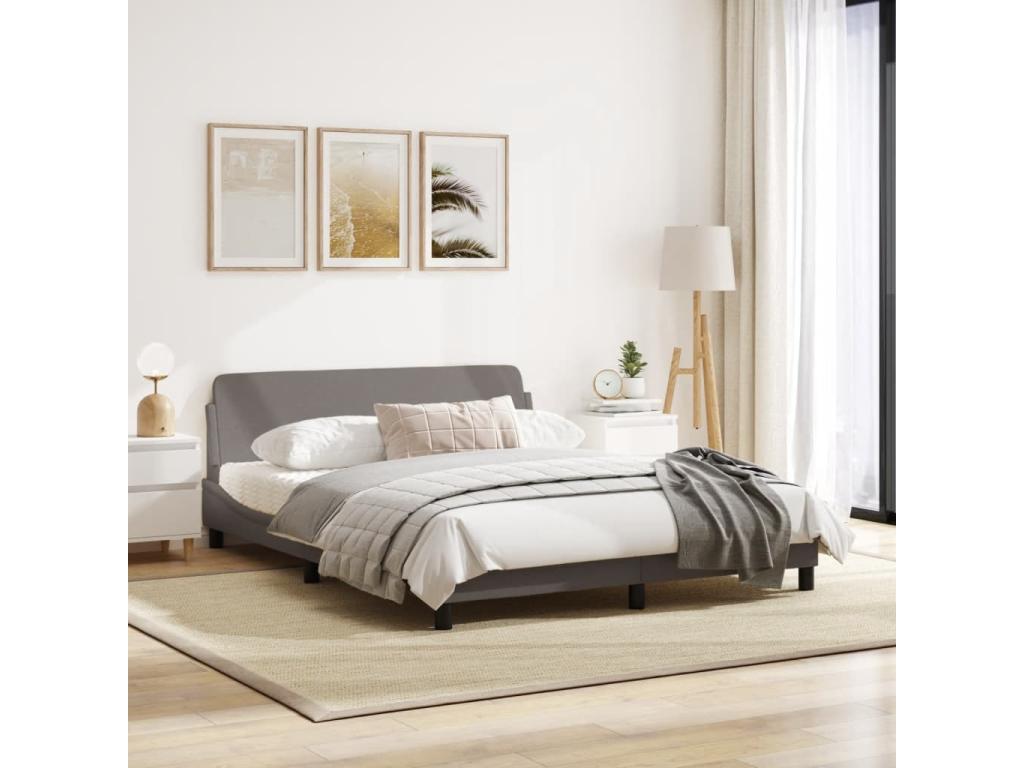 Cadre de lit en tissu, 160 x 200 cm