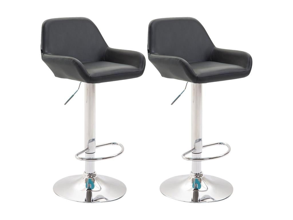 Meubles de maison en similicuir noir