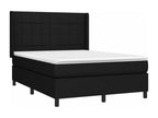 Matelas en tissu noir, 140 x 190 cm