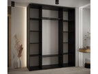 Armoire noire, 200 x 45 x 235,2 cm