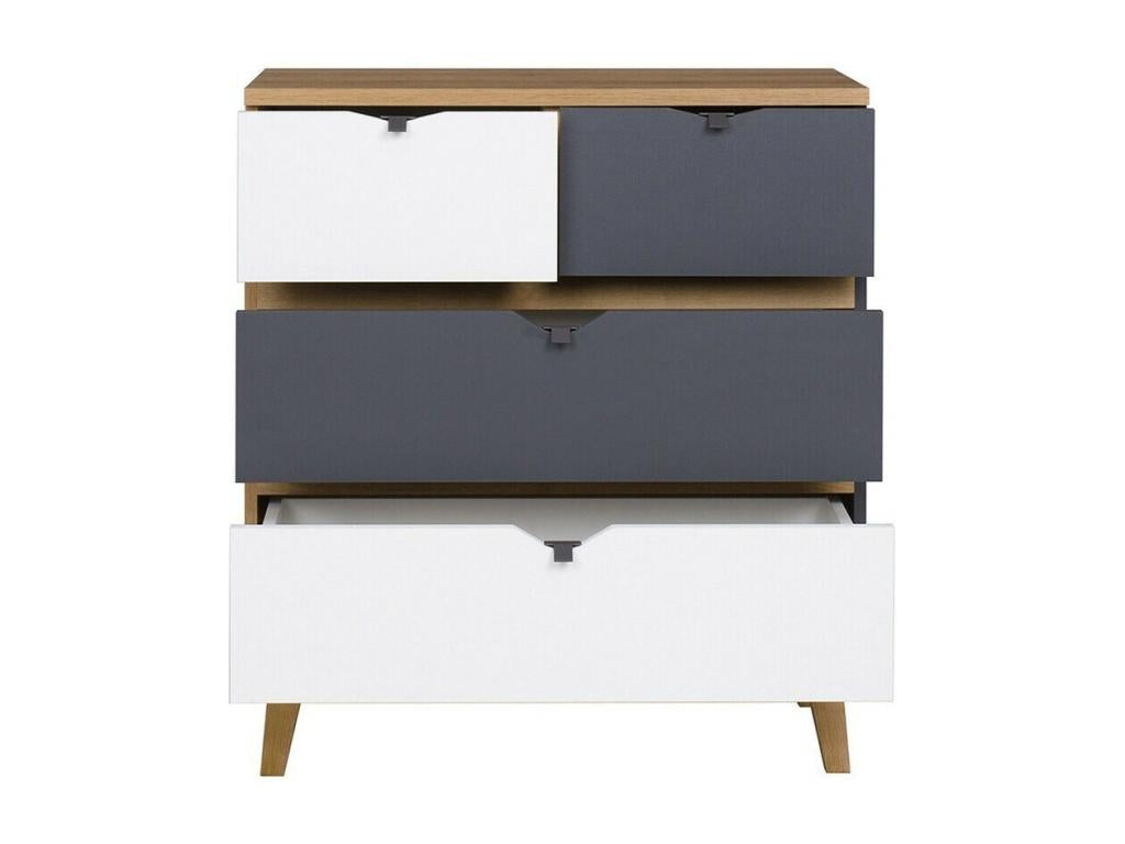 Commode en chêne brun