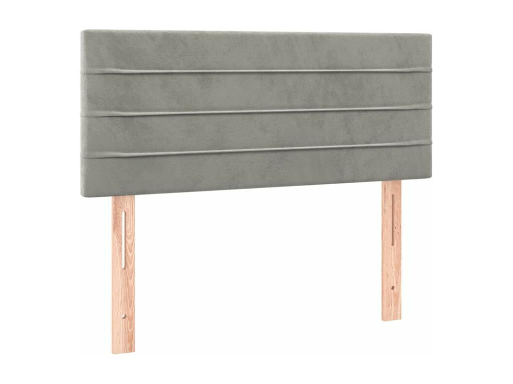 Matelas en velours blanc, 100 x 200 cm