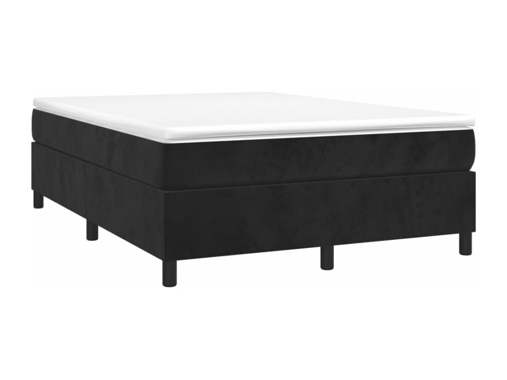 Matelas en velours noir, 140 x 200 cm