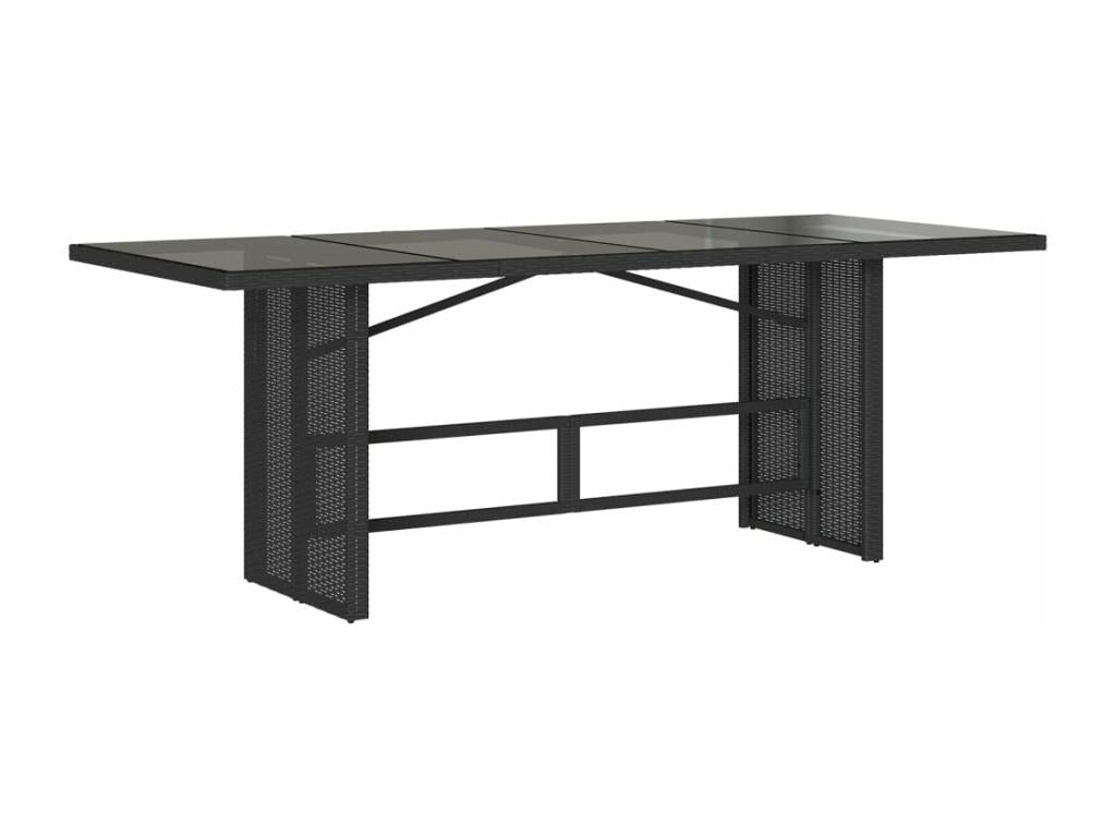 Meubles de maison en résine tressée noire