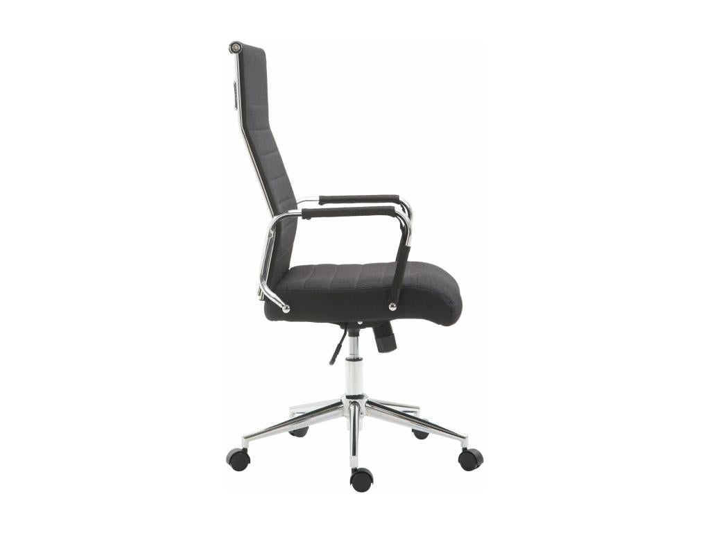 Chaise en tissu noir