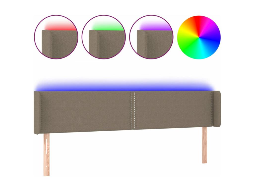 Lit en tissu, 183 x 16 x 78 cm