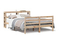 Matelas en bois massif marron, 140 x 200 cm