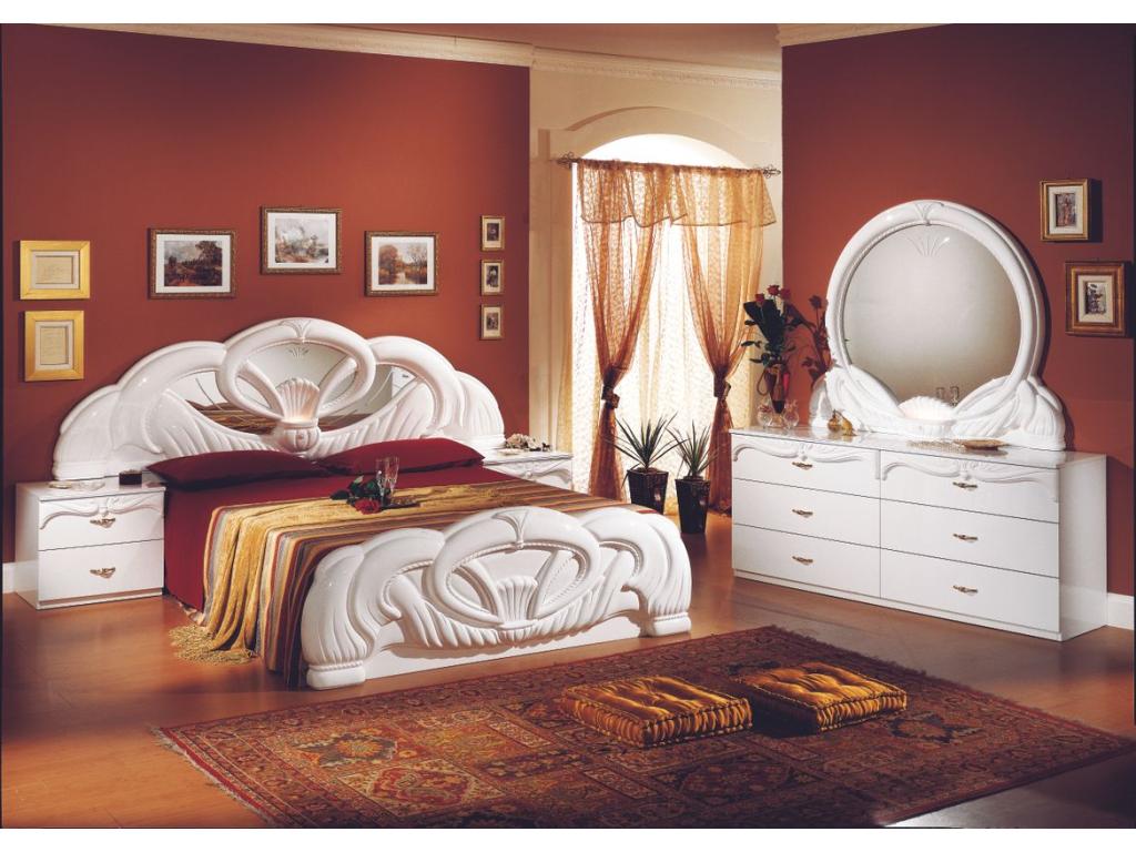 Lit blanc, 160 x 200 cm