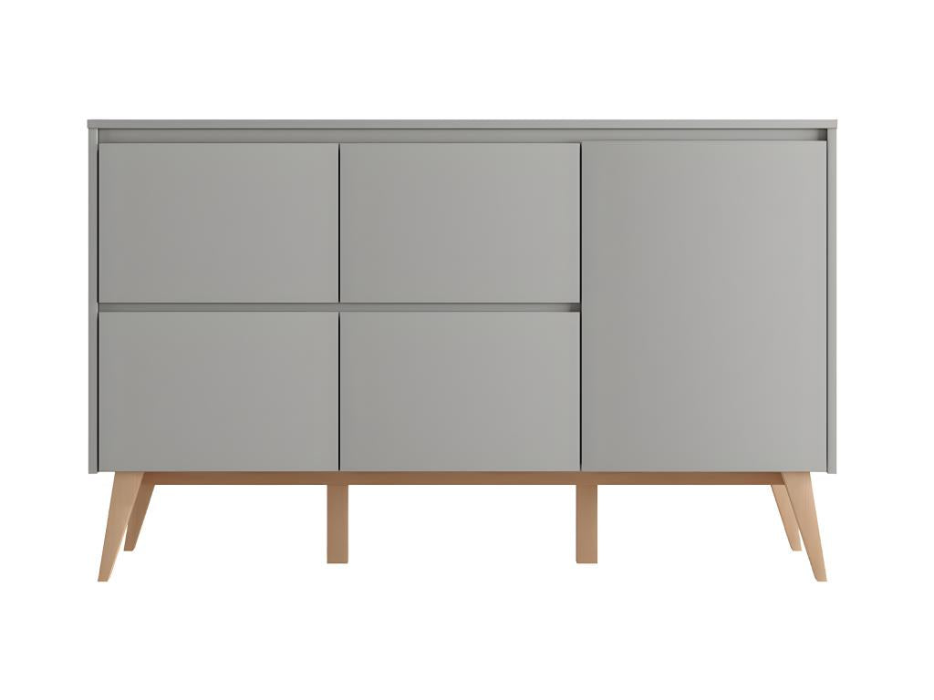 Lit gris, 60 x 120 cm