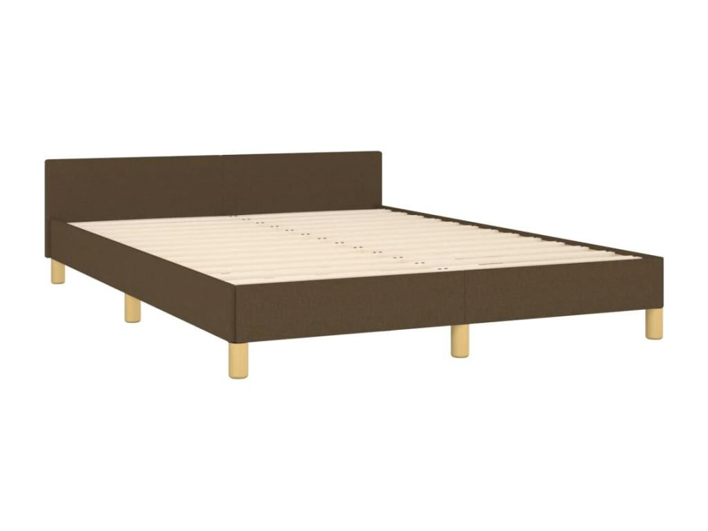Matelas en tissu marron, 140 x 190 cm