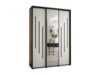 Armoire noire, 170 x 45 x 235,2 cm