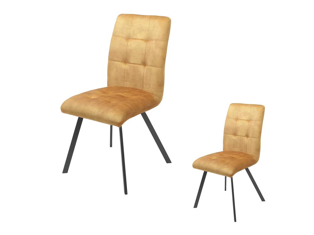 Matelas en métal jaune