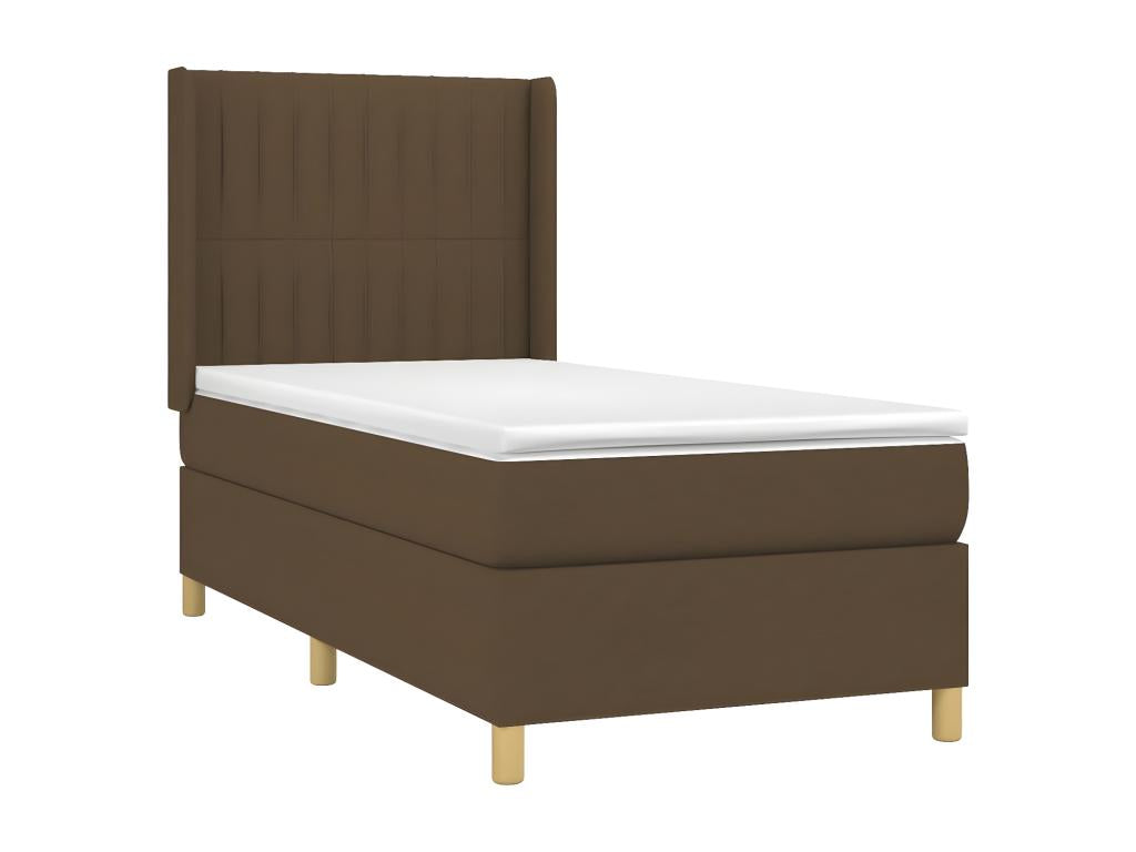 Matelas en tissu marron, 90 x 200 cm