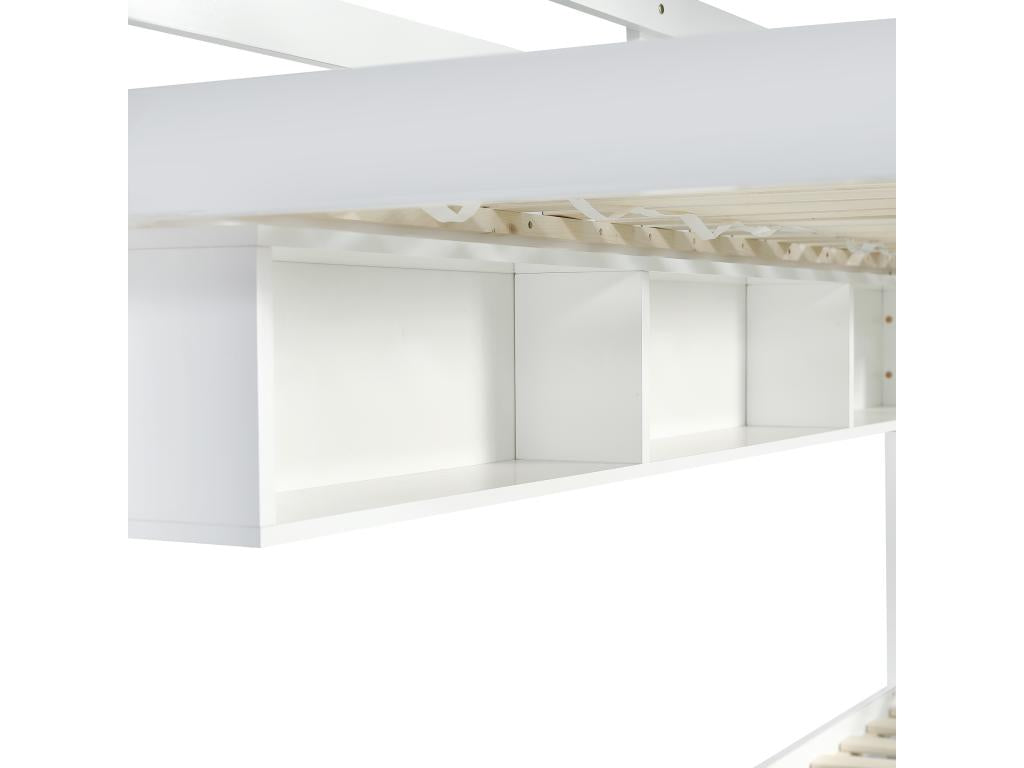 Lit blanc, 90 x 200 cm