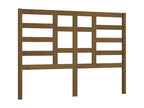 Lit en bois massif marron, 156 x 4 x 104 cm