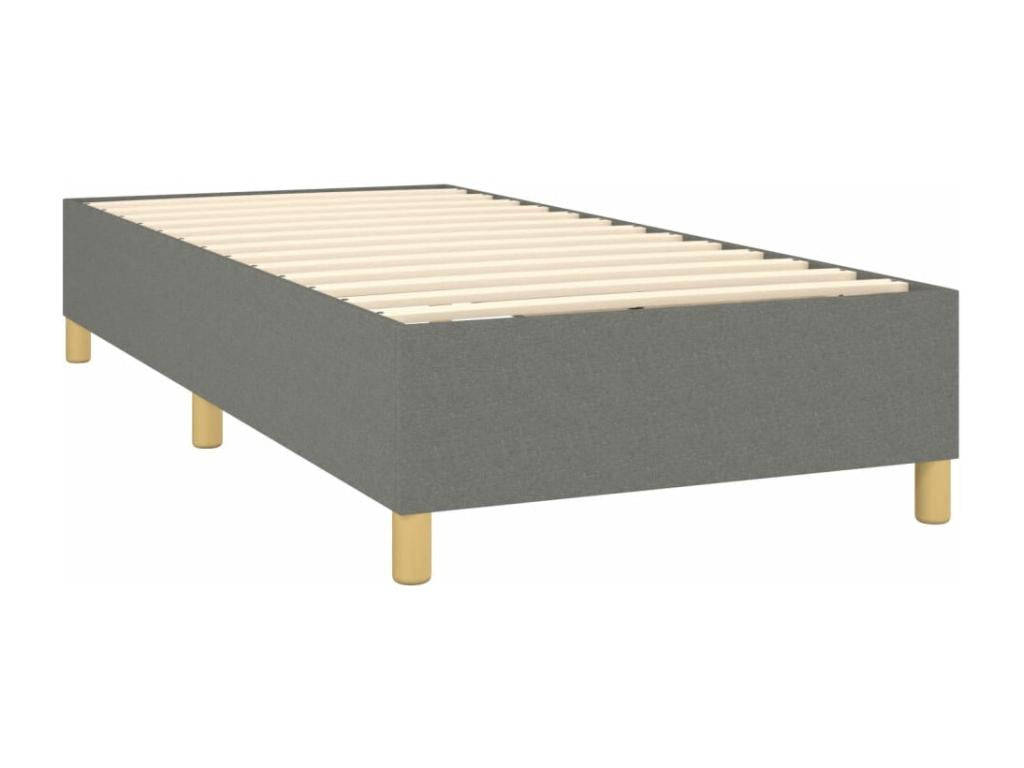 Matelas en tissu gris, 90 x 200 cm