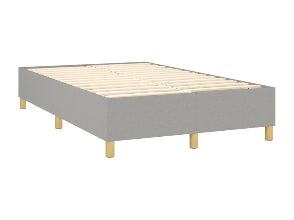 Matelas en tissu gris, 120 x 200 cm