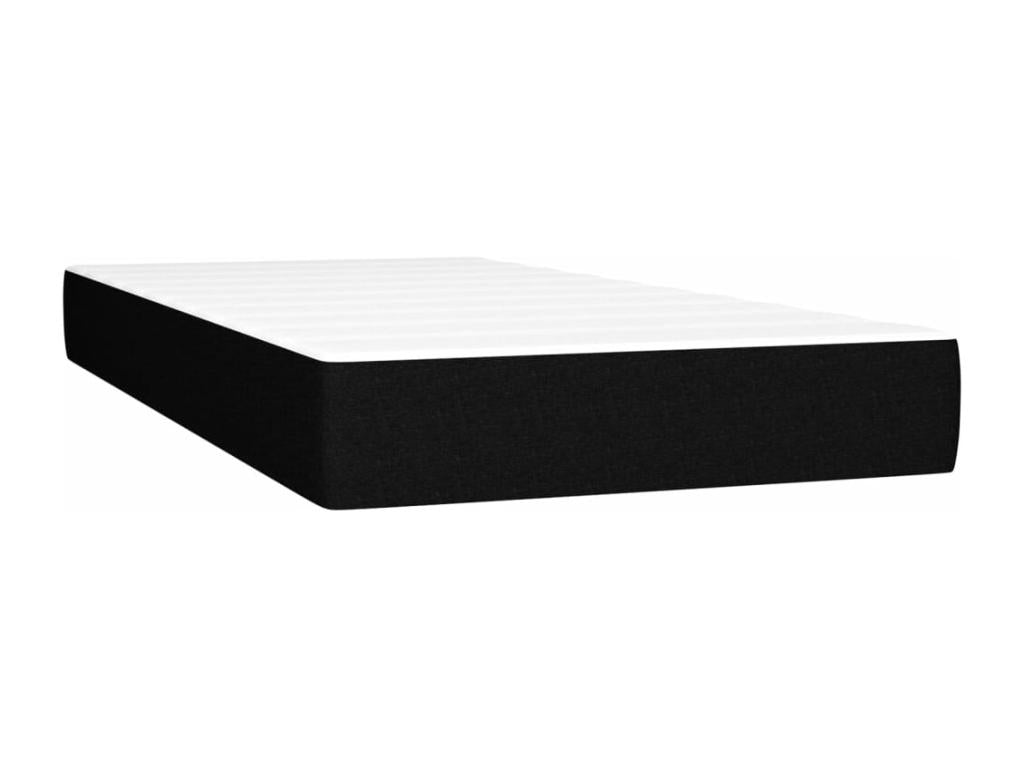Matelas en tissu noir, 100 x 200 cm