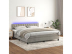 Matelas en velours gris, 180 x 200 cm