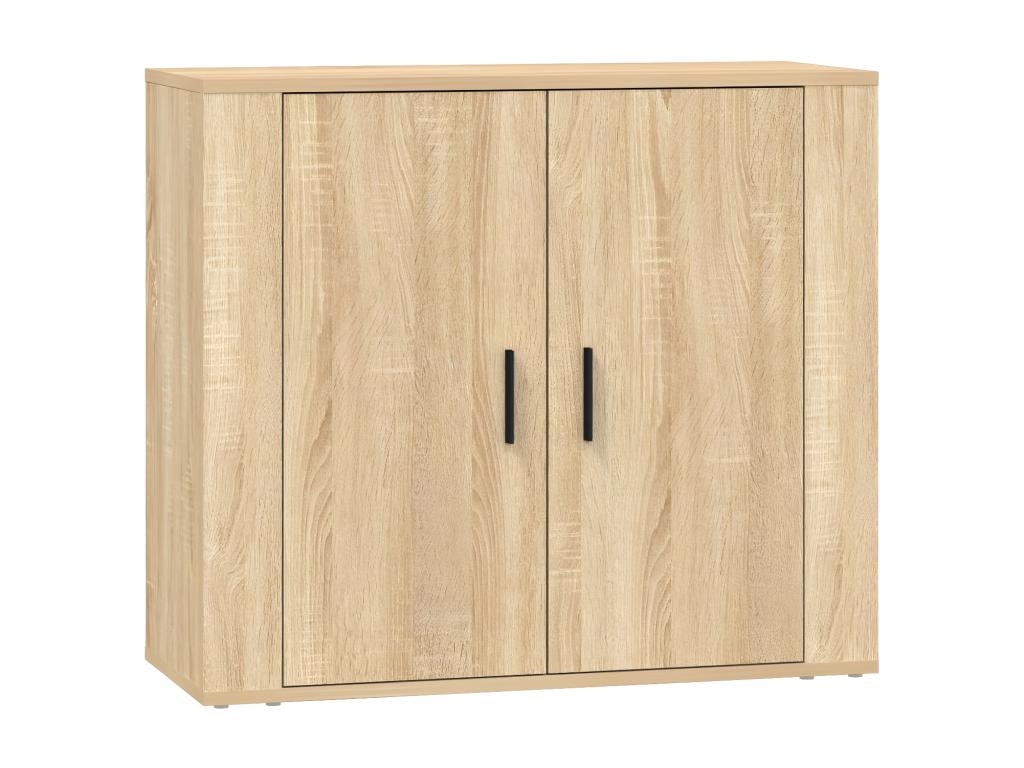 Buffet en bois d'ingénierie brun