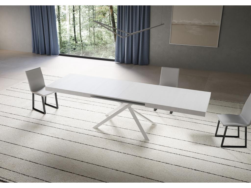 Table blanche, 90 x 180 cm