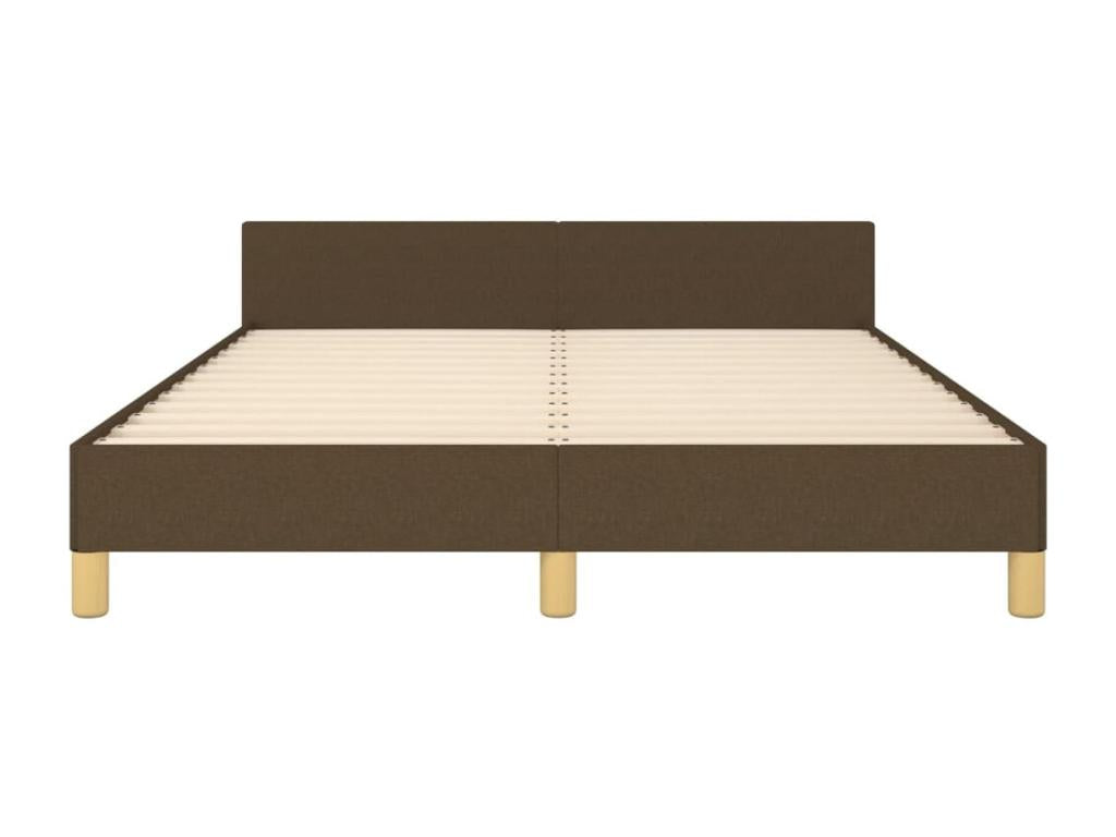 Matelas en tissu marron, 140 x 190 cm