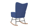 Chaise en tissu bleu - dlz1766578587021