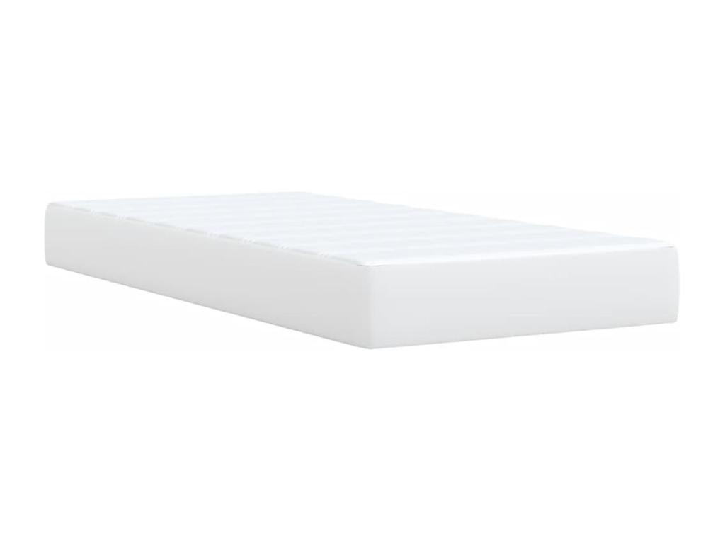 Matelas en similicuir blanc, 90 x 190 cm