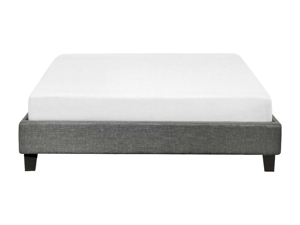 Lit gris, 140 x 200 cm