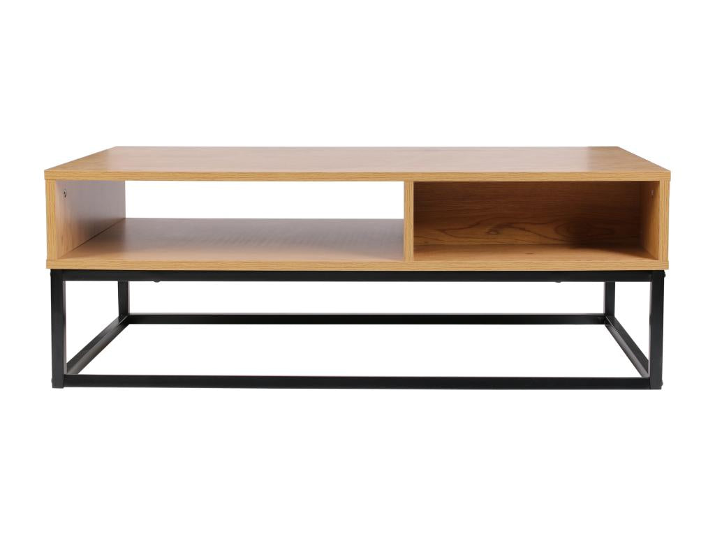 Table basse en métal marron