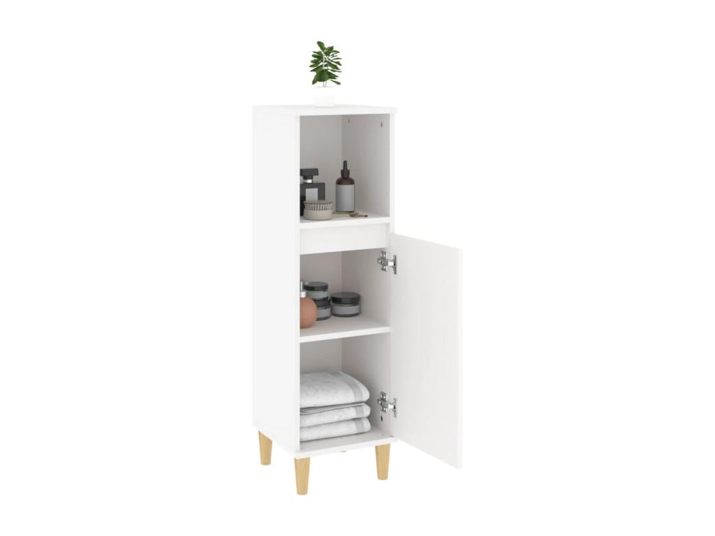 Armoire blanche, 30 x 30 x 100 cm
