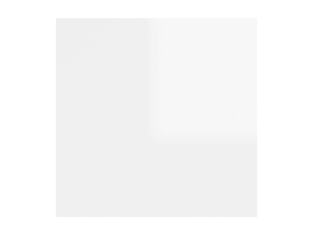 Table en bois d'ingénierie blanc, 30,5 x 30 x 30 cm