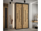 Armoire noire, 140 x 45 x 235,2 cm