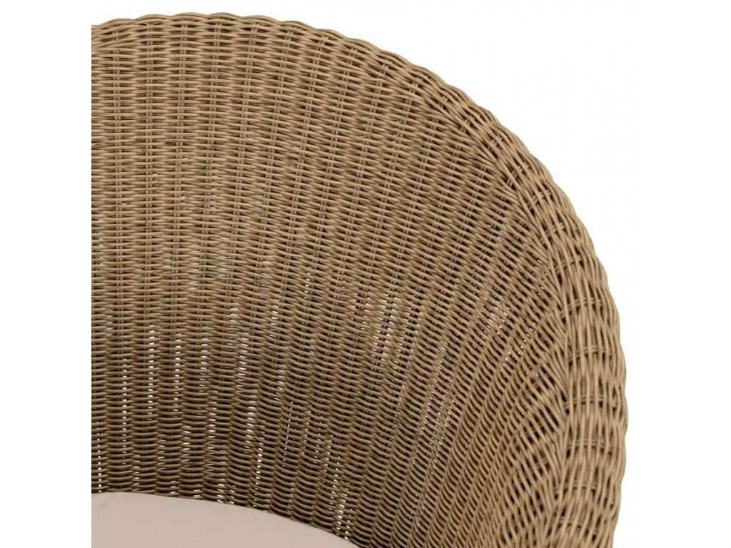 Fauteuil d'appoint marron