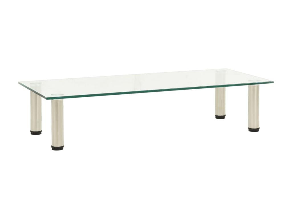 Meuble TV en verre, 80 x 35 x 17 cm